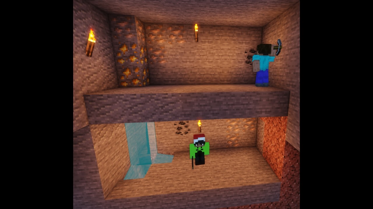 Ja vs mój przyjaciel.... [Minecraft maunhunt