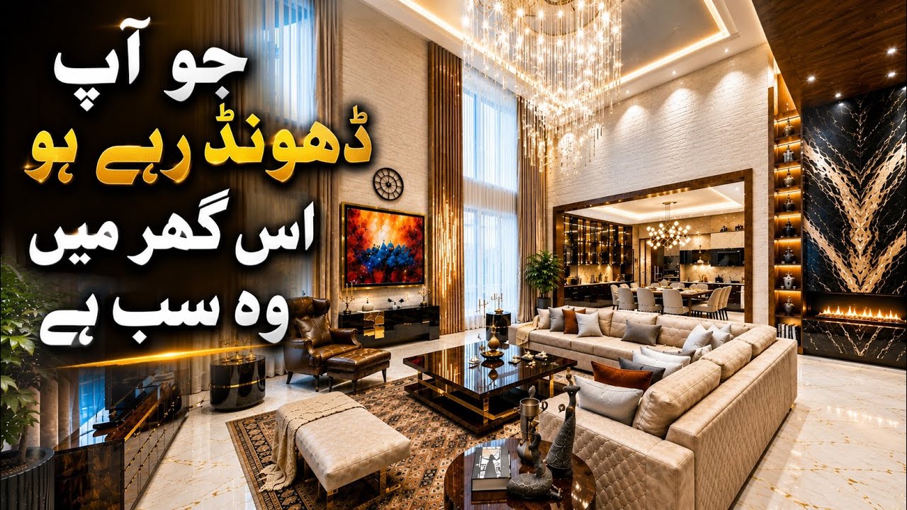 24 Marla Fully Furnished Luxury Mansion Tour in Pakistan 🇵🇰 | Ultra Modern Bahria Town Islamabad 