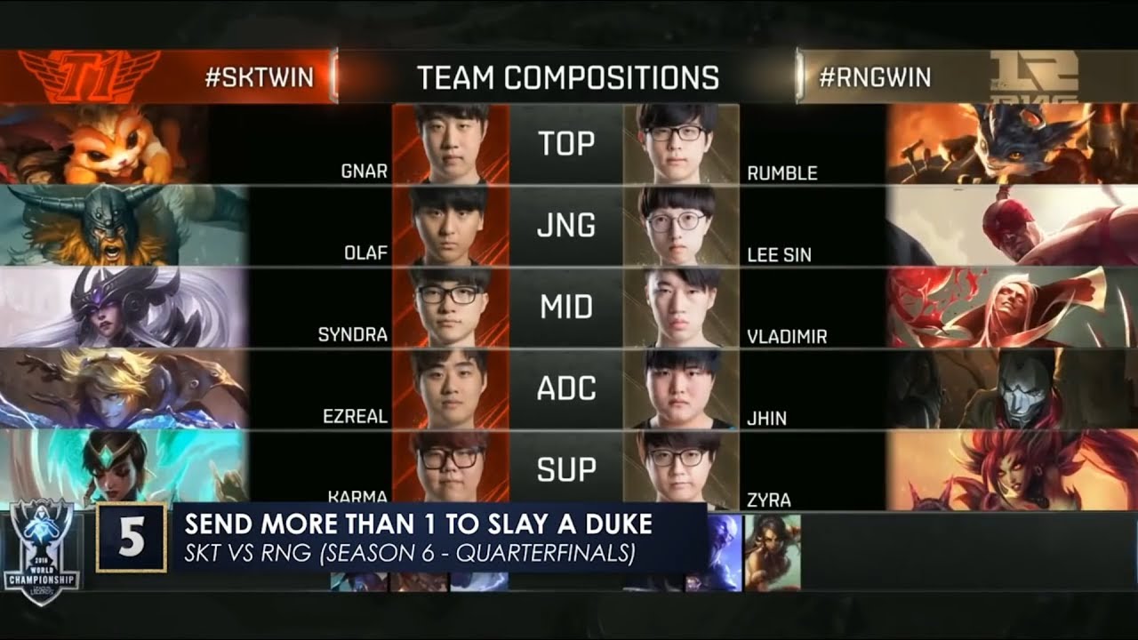 LOL Top 5 Plays Season 6 Worlds