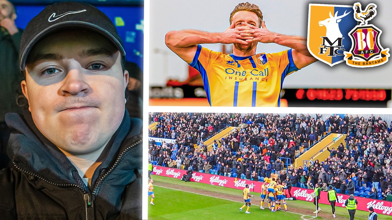 DISGRACEFUL PERFORMANCE as Bradford City are BEATEN By Mansfield Town on New Year's Day...