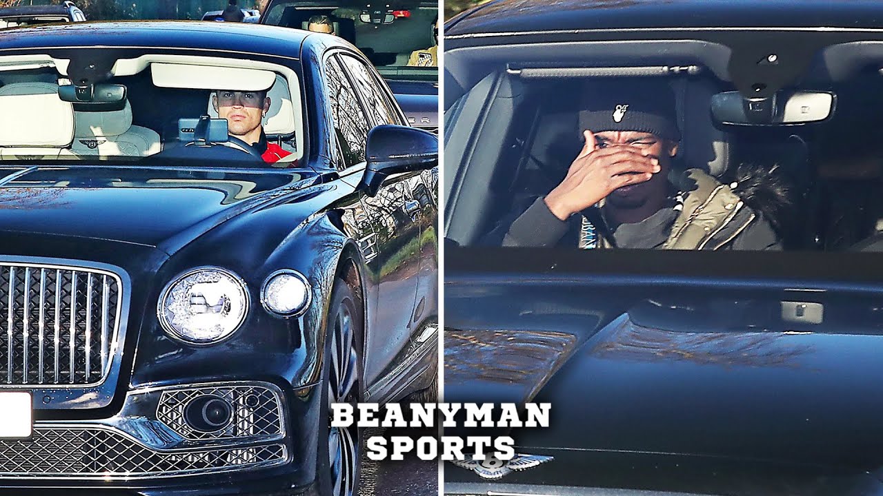 Manchester United Players Return To Training In Their Insane Car Collection As Carrington Reopens