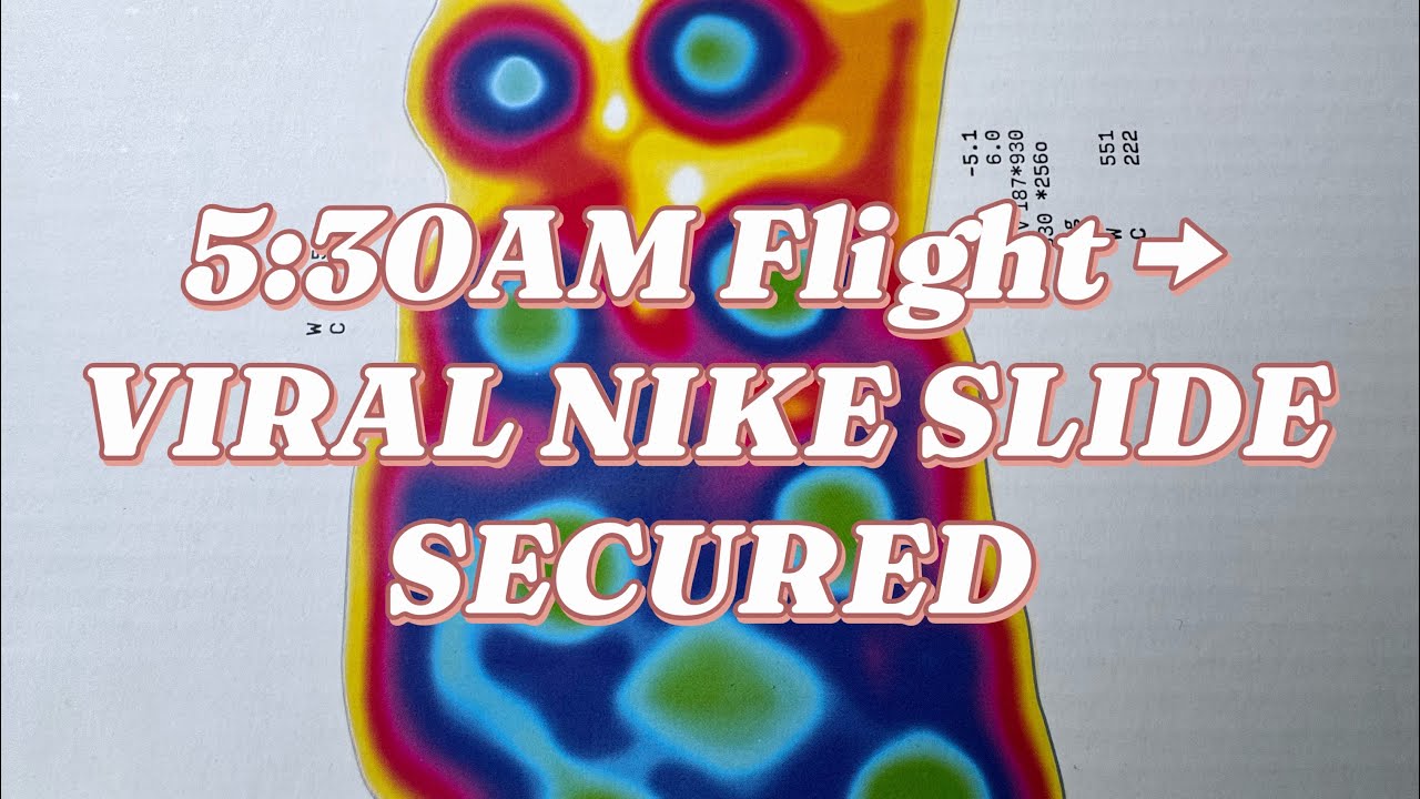 No Sleep, Just Landed… VIRAL NIKE SLIDE MISSION