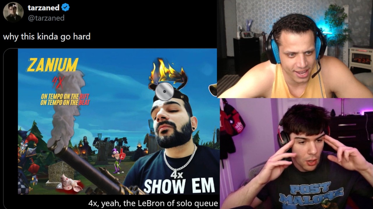 tyler1 reacts to tarzaned posting an AI rap song glazing himself + Nickich Analysis