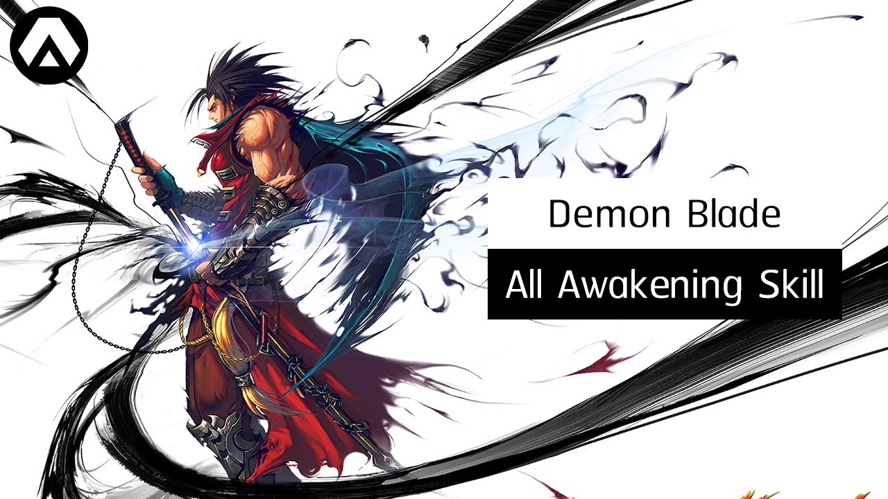 [Kritika] New Demon Blade : All Awakening Skill (LV.10) Red & Blue (Revise)