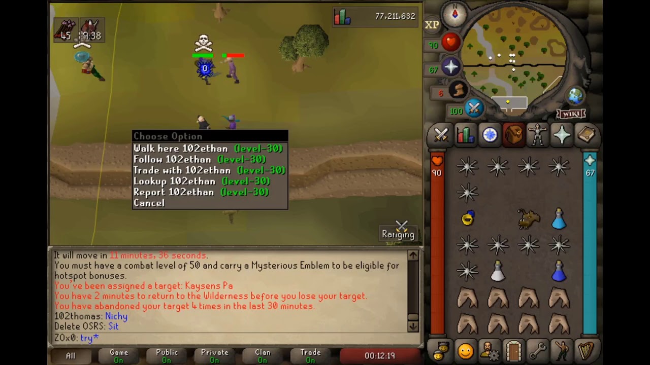 [OSRS] Bounty Hunter Abuse/Bot Farming?