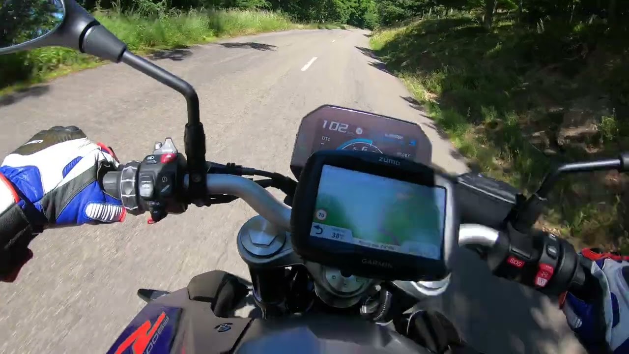 Fast BMW F900R @ Vogezen france Juni 2022 | PURE ENGINE SOUND