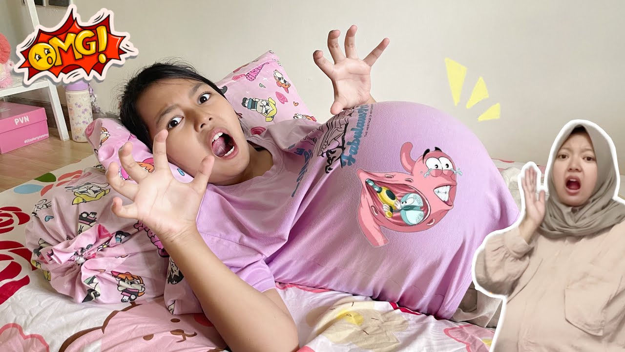 KAGET PERUT REVINA GENDUT  😲 MAKAN ES KRIM KETIDURAN TIBA2 BUNCIT ⁉️