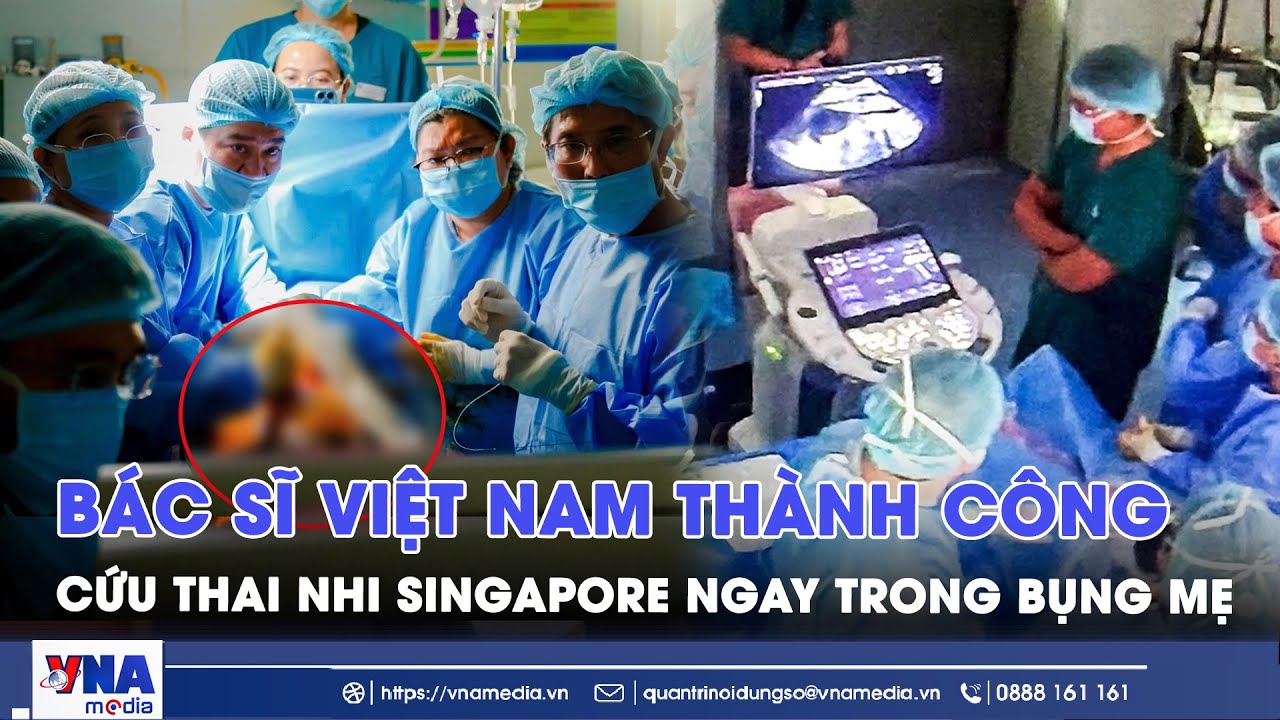 Sản phụ Singapore được các bác sĩ Việt Nam chữa trị thành công, cả gia đình và ê kíp đều bật khóc