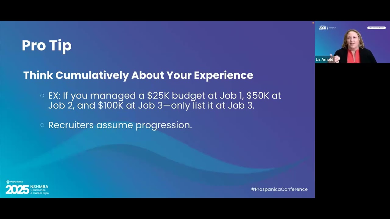 Prospanica Webinars: Pre-Conference Webinar: Master Your Resume - Skills to Get Noticed
