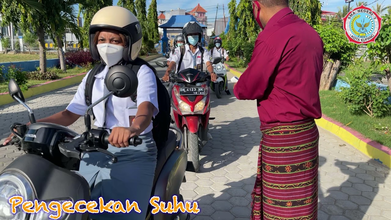 Simulasi Tatap Muka Terbatas SMAN 3 Kupang