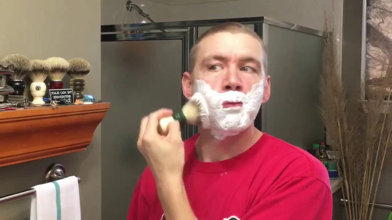 One Pass Shave with Edwin Jagger DE89L and TOBS Mr Taylor's