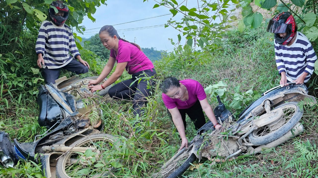 Genius girl saves a driver who lost his brakes and fell into a field- repair girl