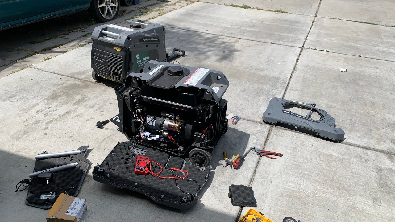 Cummins Onan p4500i Cranks but won’t start and no spark, Bad light indicator. Problem solve