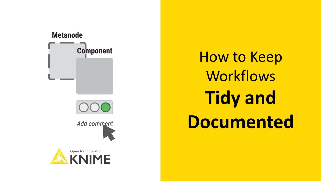 How to Keep Workflows Tidy and Documented