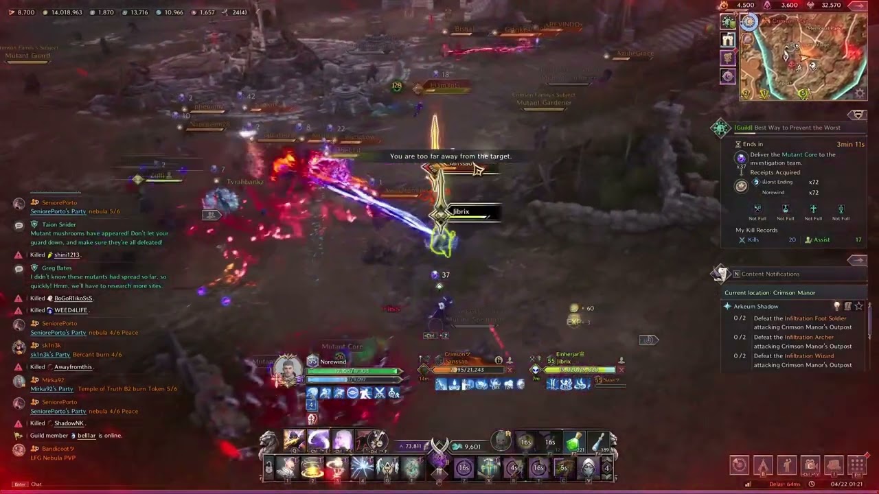 How to survive without party as Darkblighter ft Einherjar - Throne and Liberty wand/dagger pvp