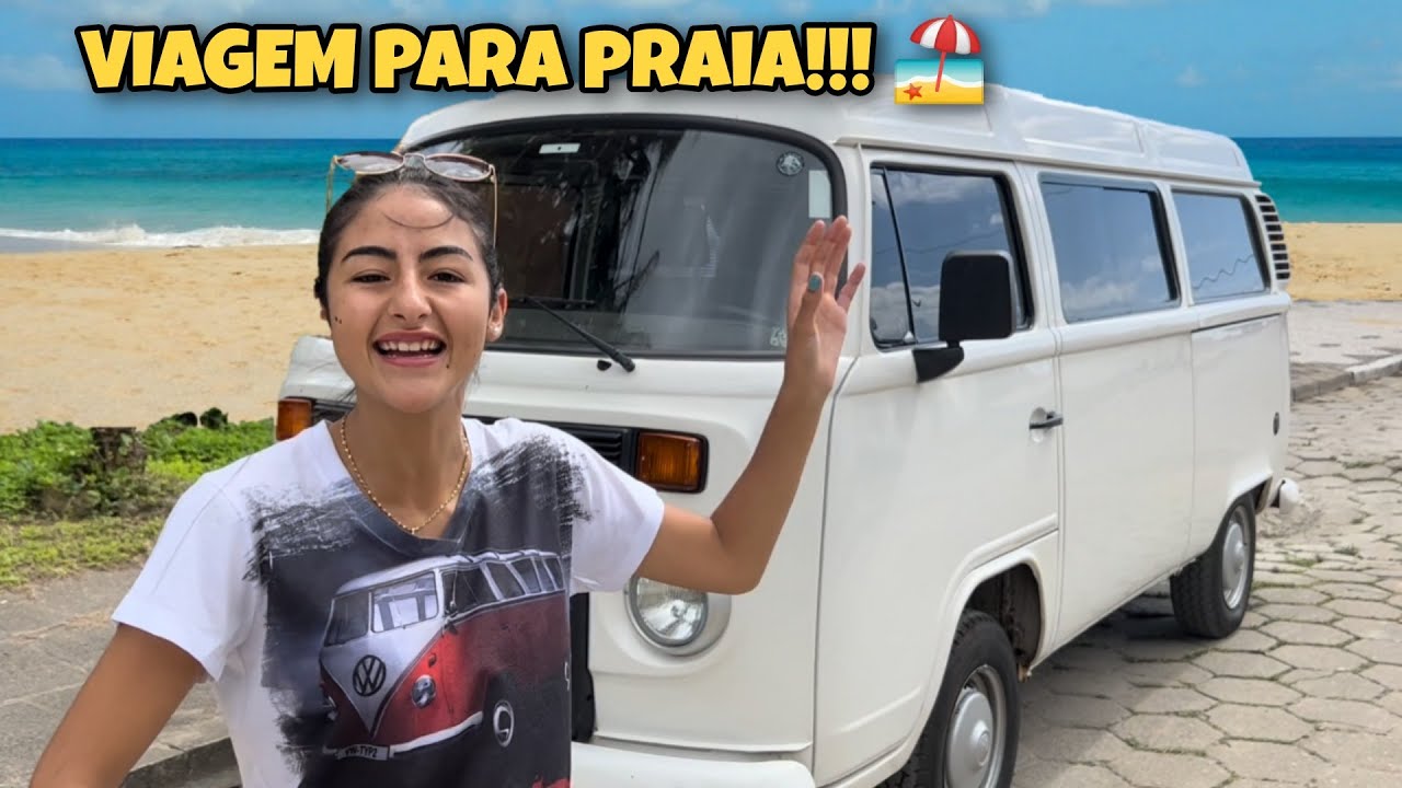 VIAGEM DE KOMBI PARA A PRAIA !!!