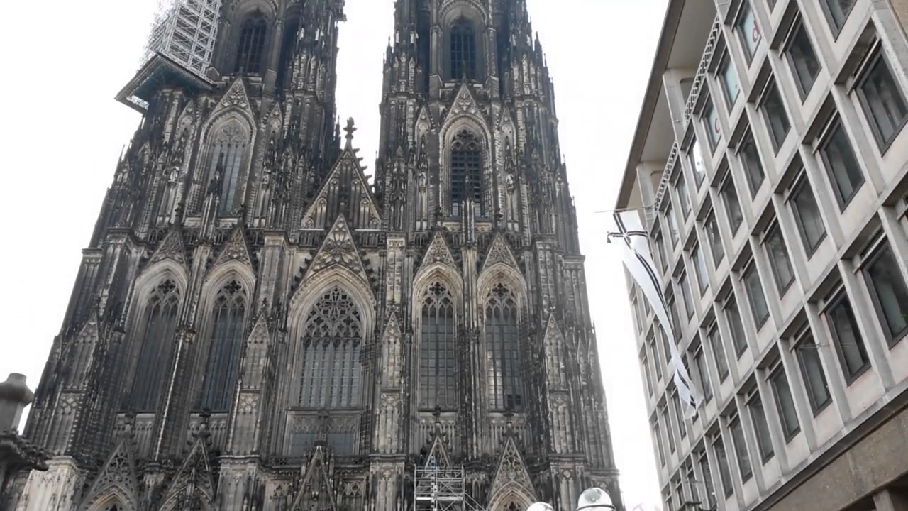 Ostersonntag - Hauptgeläut Kölner Dom ohne St. Petersglocke (2017-04-16)