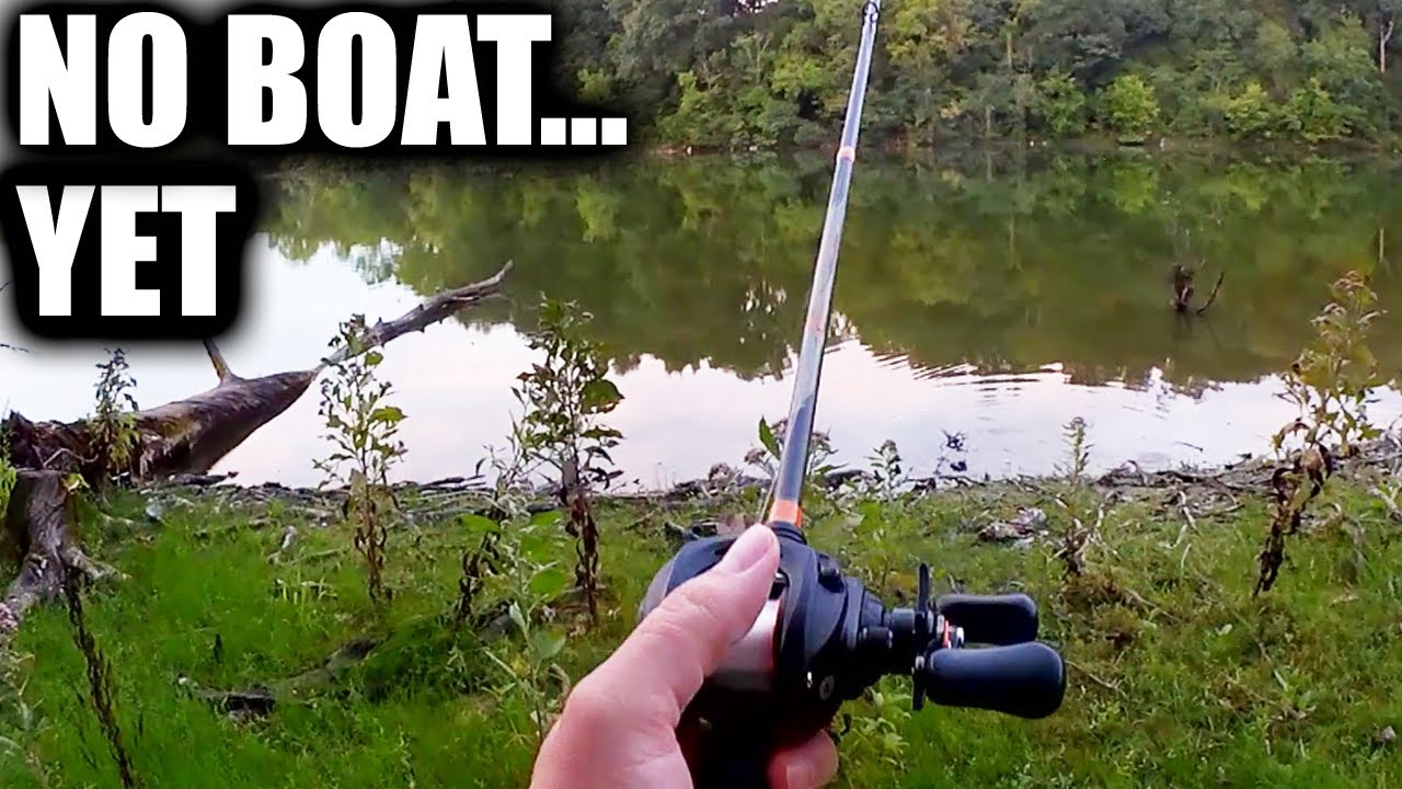 Late Summer Bass Fishing with a Texas Rig (Bank Fishing & Boat Update)