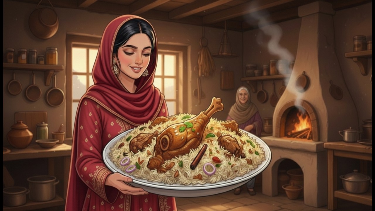 I Cooked Chicken Pulao for My Mother-in-Law on a Rainy Day 😋| Peaceful Village Life | ASMR Vlog