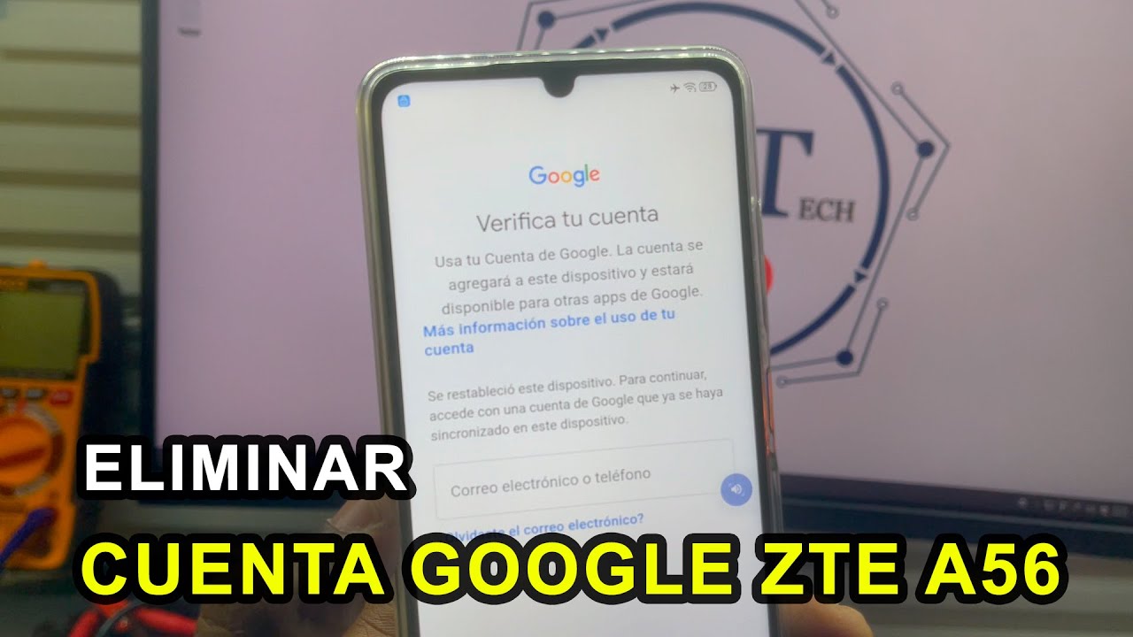 COMO ELIMINAR CUENTA GOOGLE ZTE A56 FRP BYPASS ZTE A56 UnlockTool