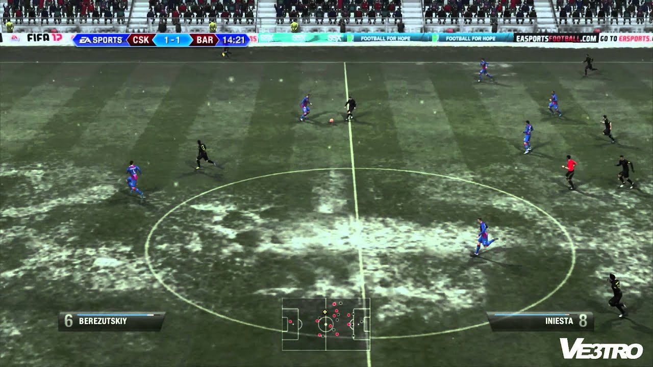 FIFA 12 ЦСКА Москва — Барселона Часть 1 (HD 1080p)