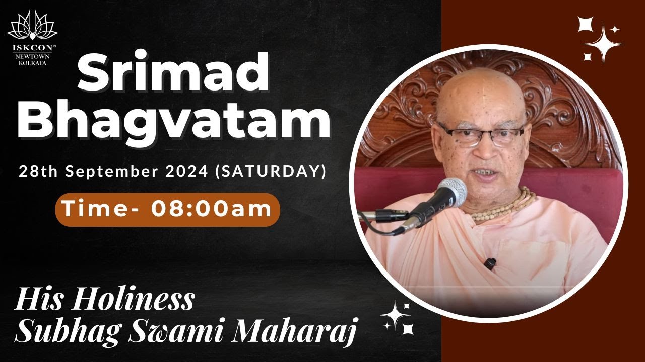 Srimad Bhagavatam Class by H H Subhag Swami Maharaj | SB-10.86.48