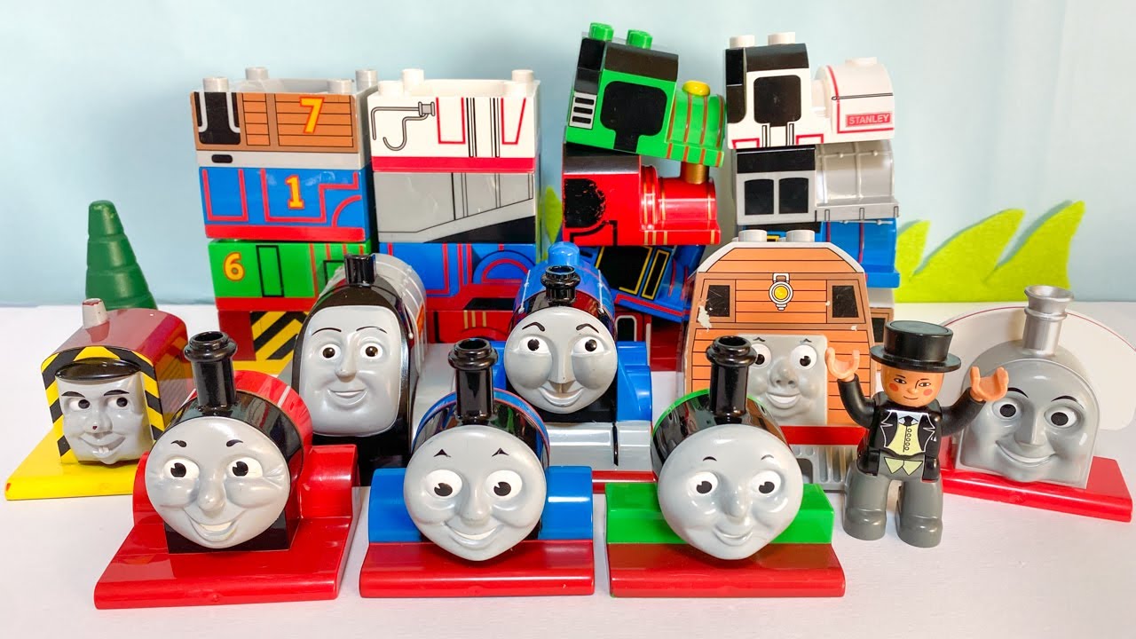 きかんしゃトーマス ブロックの組み立て パーシー ゴードン クランキー ジェームス Thomas & Friends Block Building Trains