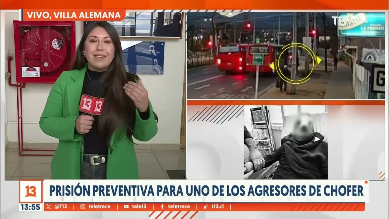 Fiscal de Villa Alemana explica prisión preventiva para agresor de chofer de locomoción colectiva