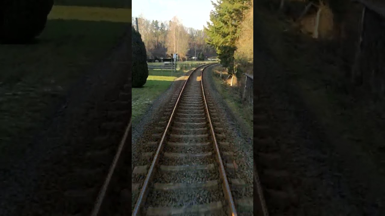 Führerstandsmitfahrt Pößneck unt. Bhf. - Orlamünde (Orlabahn)