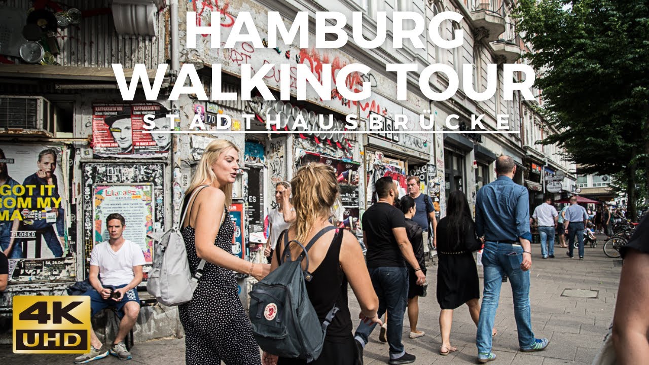 HAMBURG Johannes-Brahms-Platz - Hamburg, Germany - Short City Walk UHD 4K [October 2021]