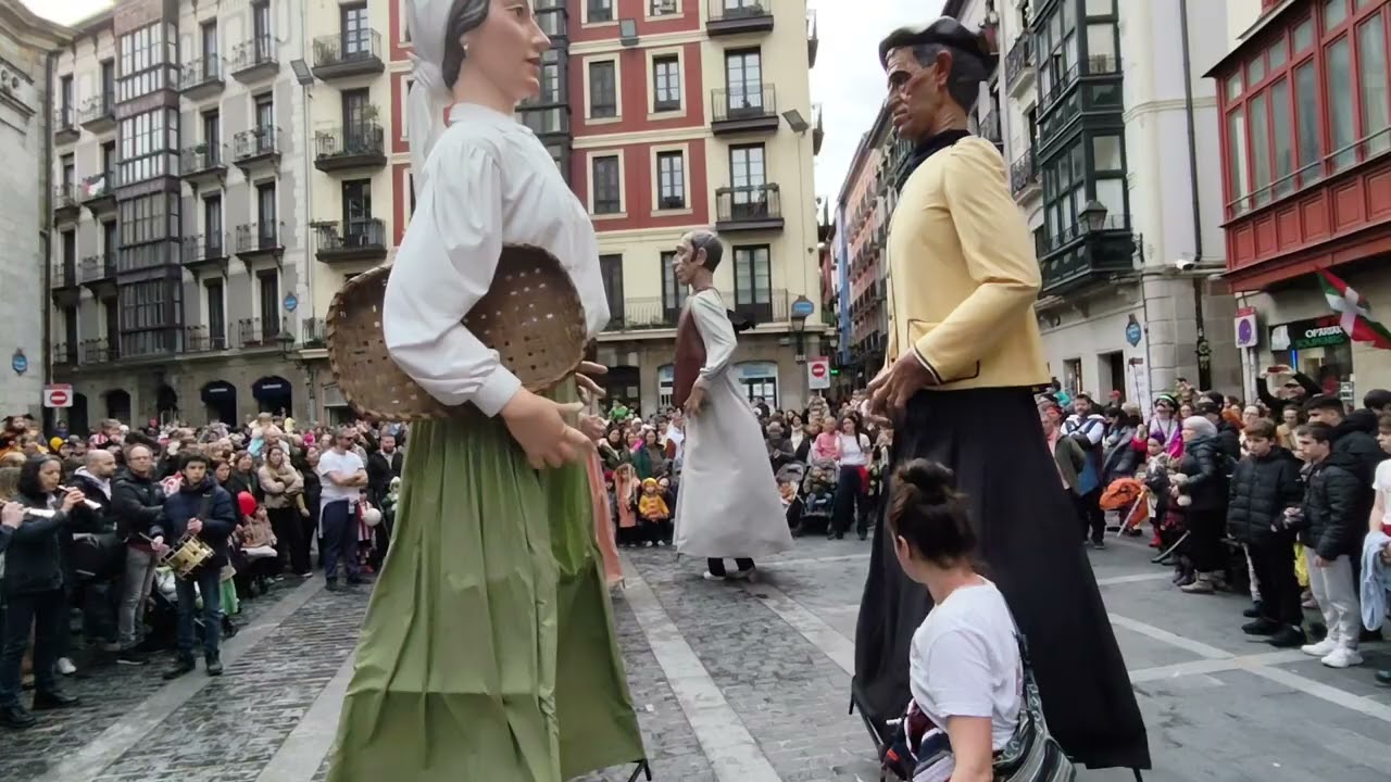 Vals II de los gigantes de Bilbao en Bilbao ~Inauteriak~