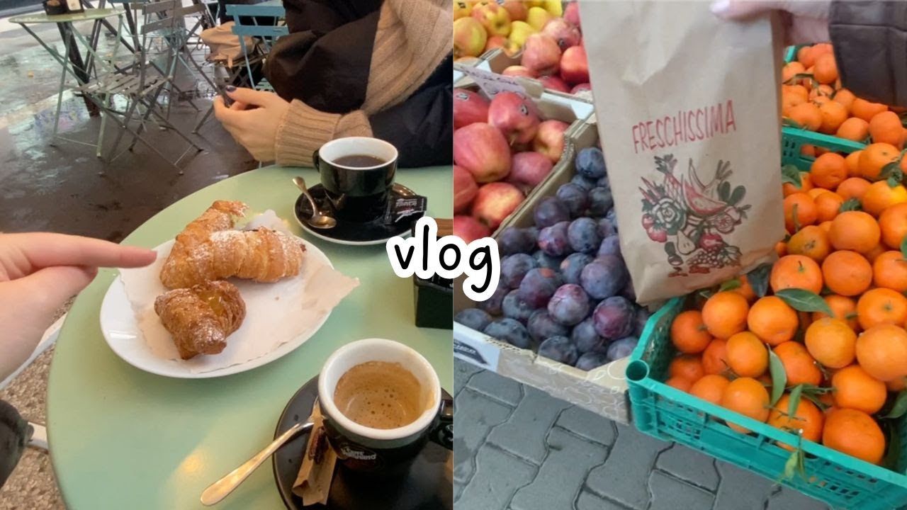 Italian vlog: colazione fuori, spesa al mercato, quotidianità (sub)
