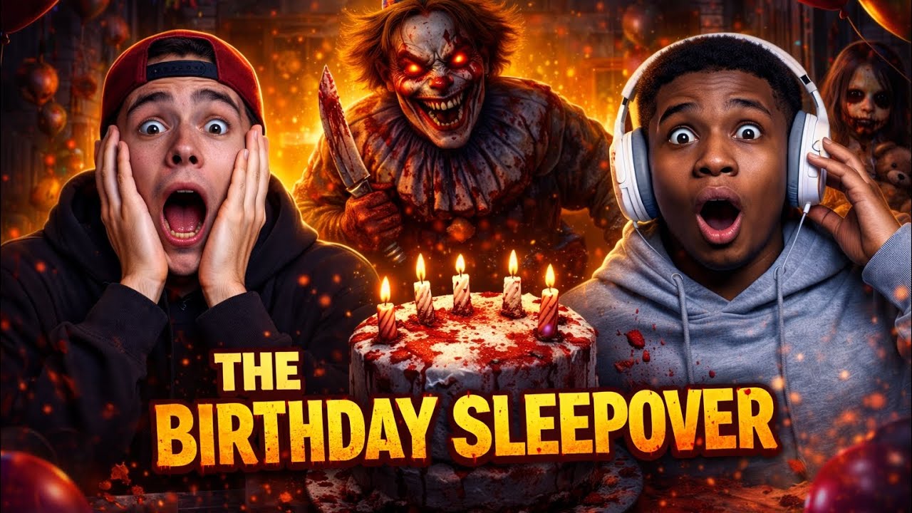 The birthday sleepover 😰👻#Roblox#horror