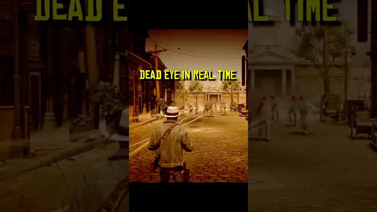 Dead Eye in Real-Time Looks Crazy🤯.. #rdr2