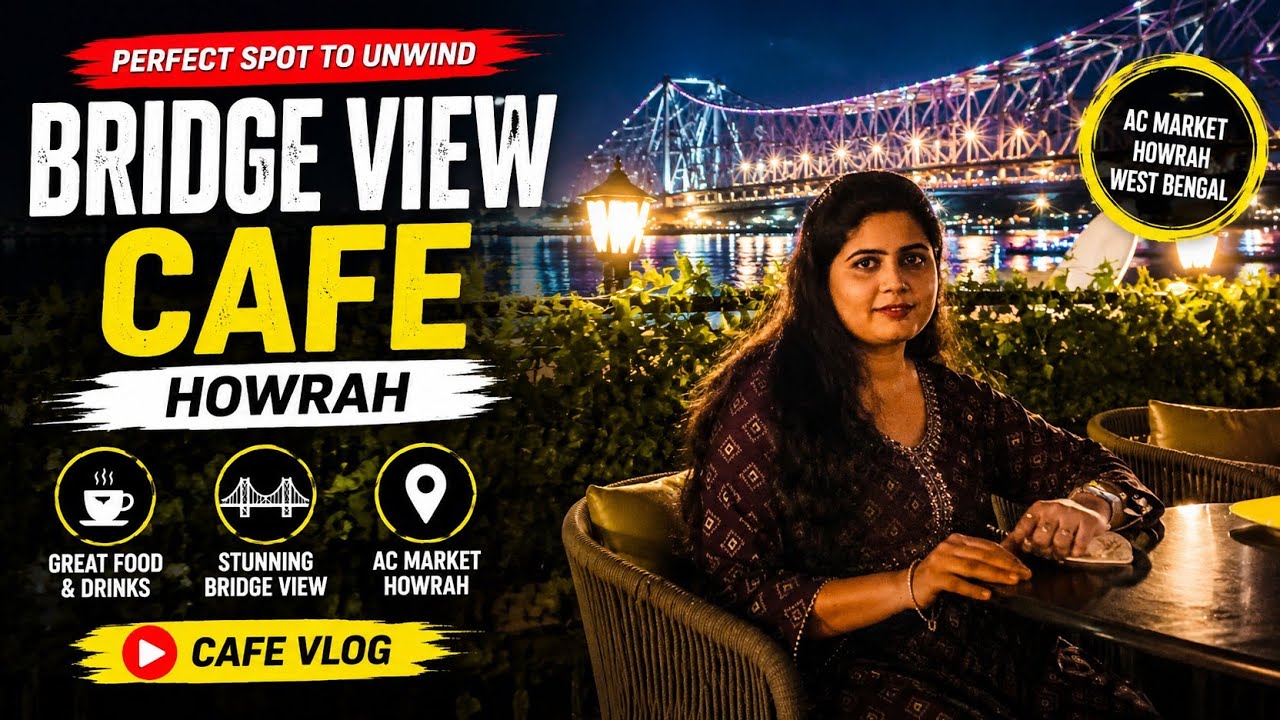 Bridge View Cafe Howrah |Best Rooftop Cafe Howrah| Rooftop Lounge |Best Restaurant | Kiaan In Hotel|
