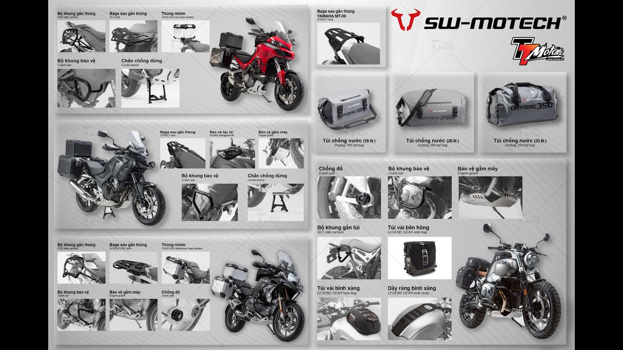 [REVIEW] SW-MOTECH, NHỮNG CHUYẾN ĐI CỦA BẠN SẼ TRỞ NÊN TUYỆT VỜI HƠN!