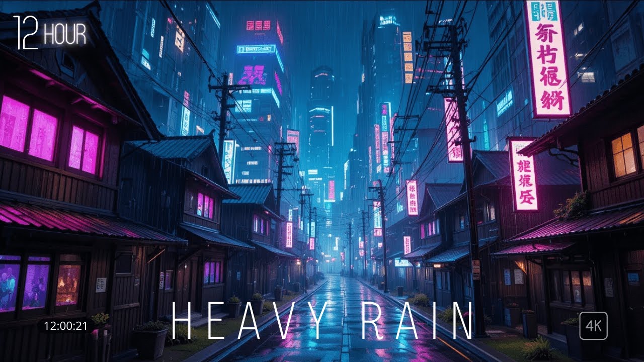 Ultra-Detailed Cyberpunk Japan Night Rain | Cinematic Neon City