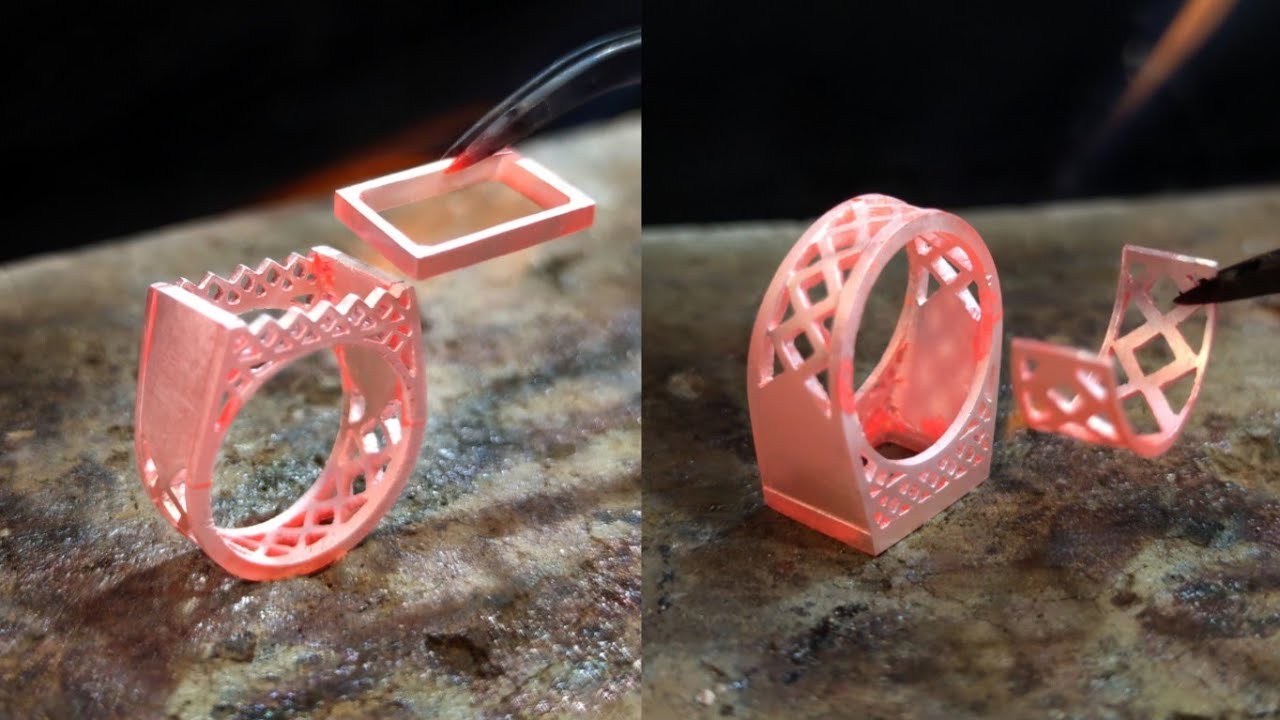 i make men's ring with dark orange huge emerald cut - custom jewelry