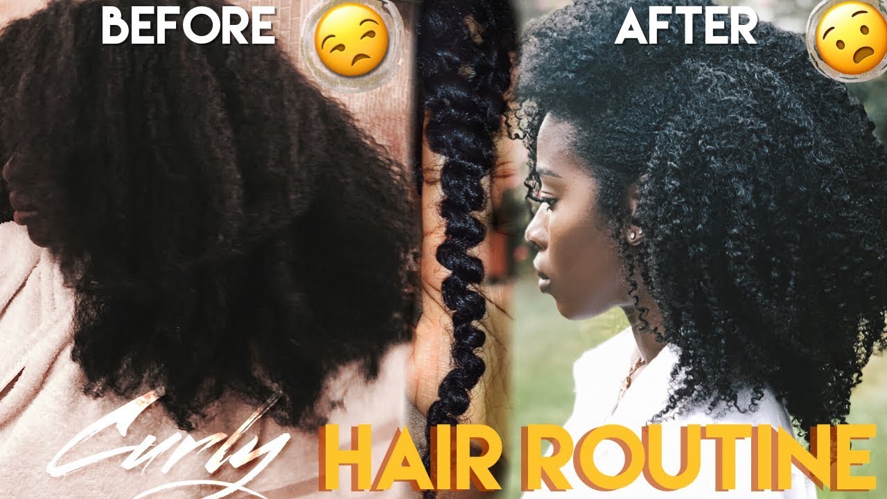 Wash Day Routine for Type 4 Curls + Twist Out Tutorial for DEFINED curls | folahontas