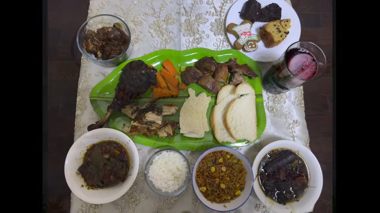 🇬🇾🇬🇾 Празднуем Рождество 2025 года, наслаждаясь вкуснейшей гайанской кухней 🇬🇾🇬🇾