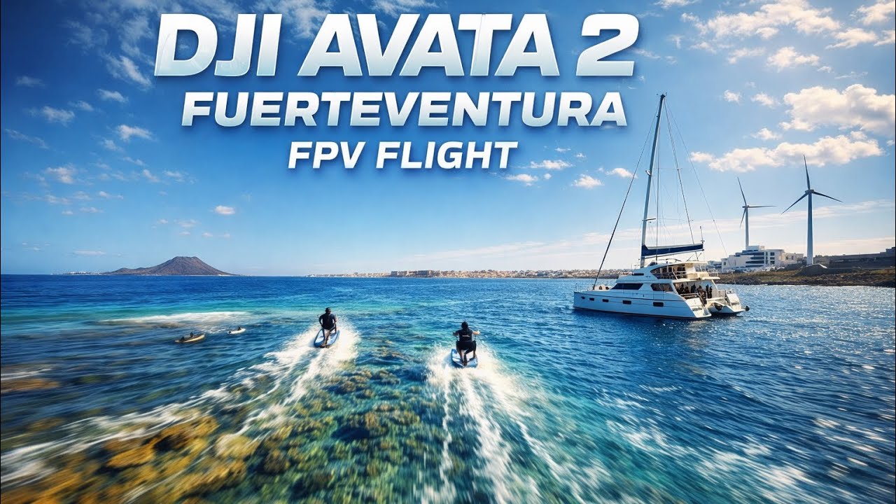 DJI Avata 2 FPV Flight – Low & Fast over Corralejo Reef | Fuerteventura 🇮🇨🚀
