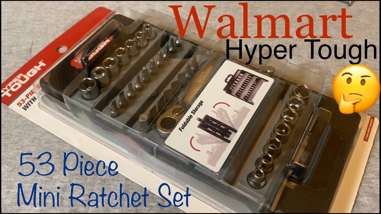 Walmart Hyper Tough 53 Piece Mini Ratchet And Bit Set TOTAL TEARDOWN