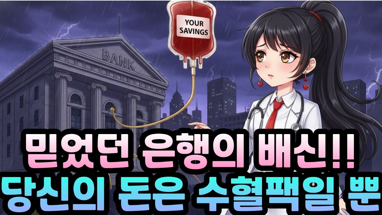 내일 아침 통장 묶일 수도? 은행원이 절대 말 못하는 1,953조의 비밀!