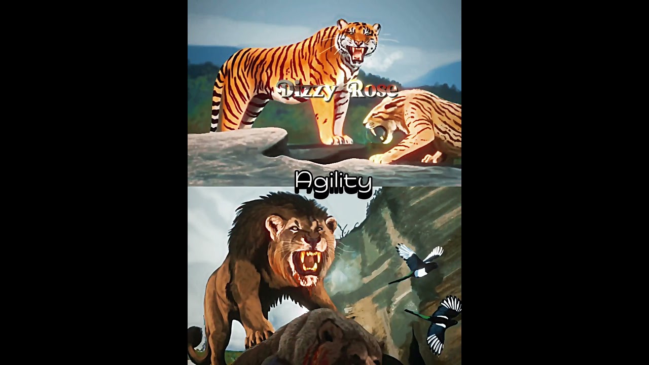 Ngandong tiger vs Mosbach lion 