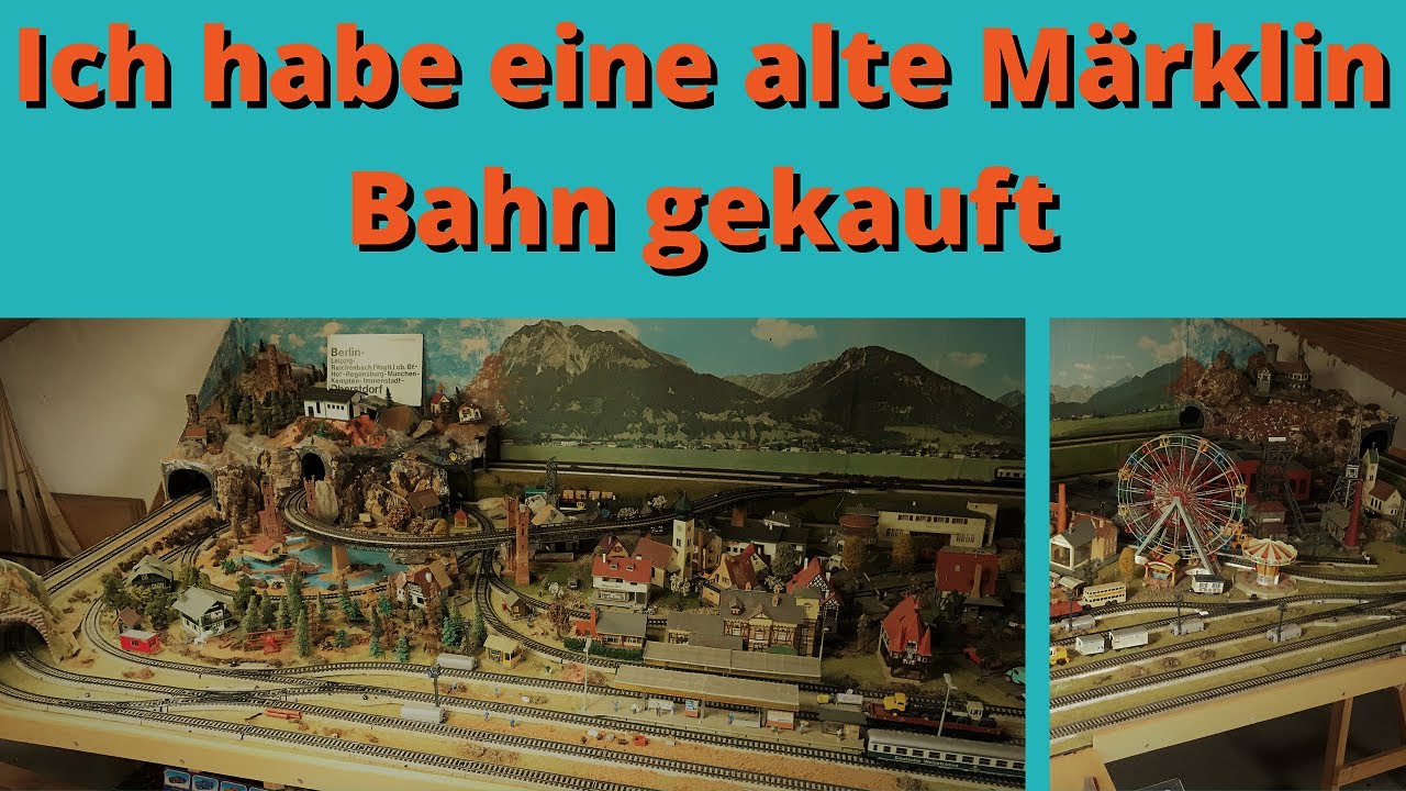 Alte Märklin M-Gleis Bahn, 10 Jahre unbenutzt