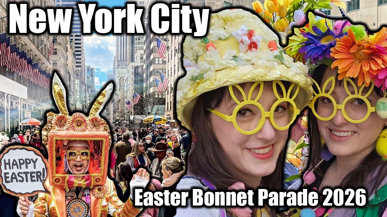 NYC 🐰 Easter Bonnet Parade Wild Hats, Costumes, History, Art, & Chaos on 5th Ave #nyc #live #easter