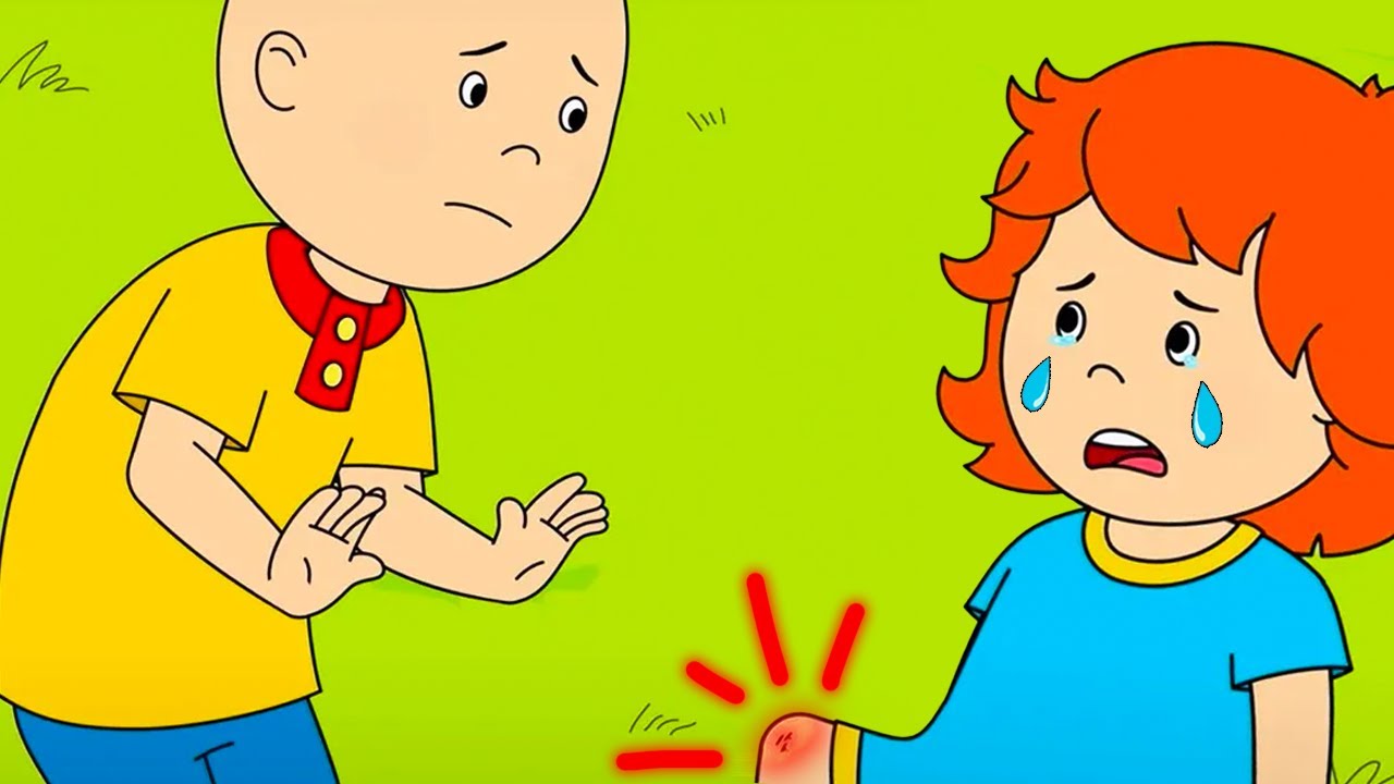 Caillou Hurts Rosie | Caillou Cartoon