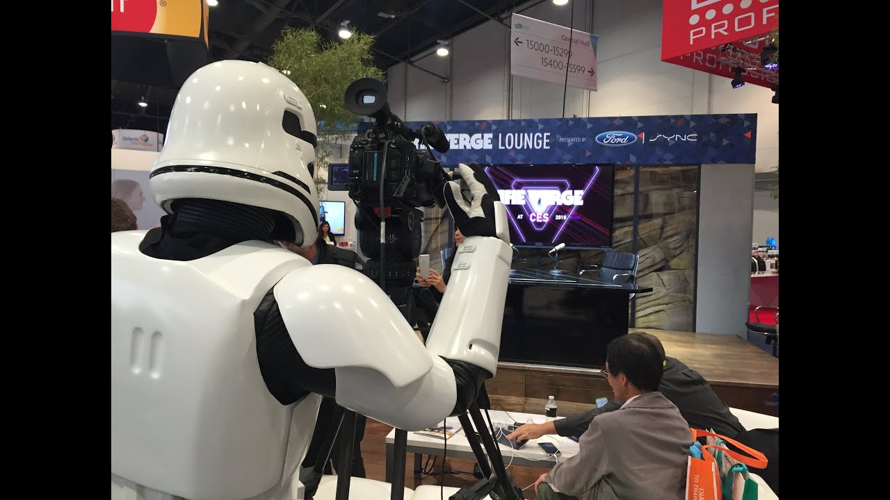 Stormtrooper invasion at CES 2016