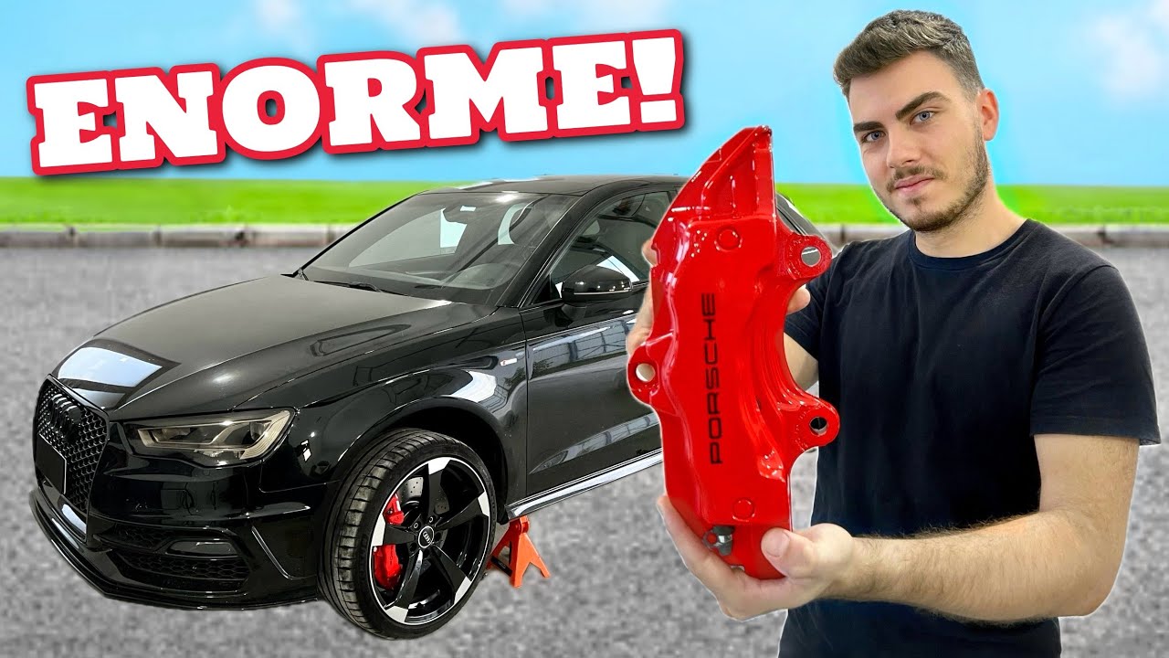 MONTO FRENI PORSCHE SULL'AUDI A3!