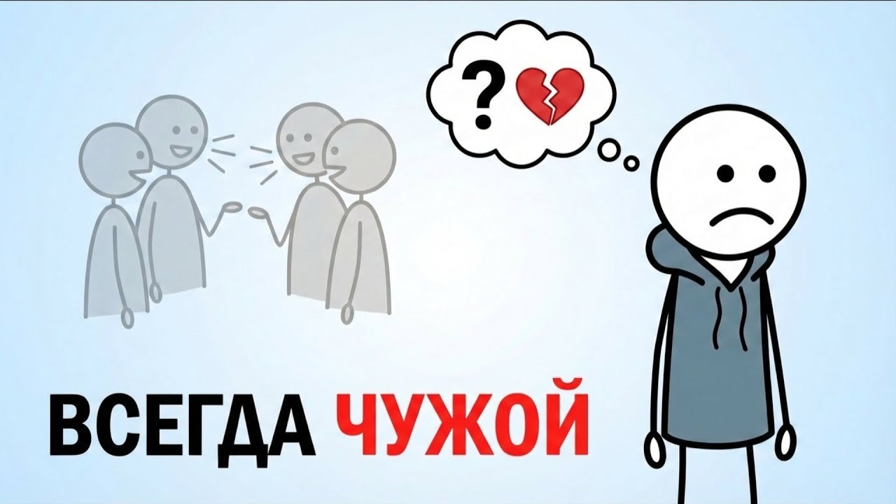 5 психологических причин, почему ты никогда по-настоящему не чувствуешь себя своим